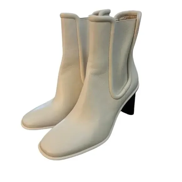 ^NWOT Women’s Coach Geneva Chalk Bootie – Sz 9 - Picture 5 of 9